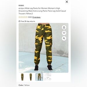 Camouflage Cargo Hip Hop Pants